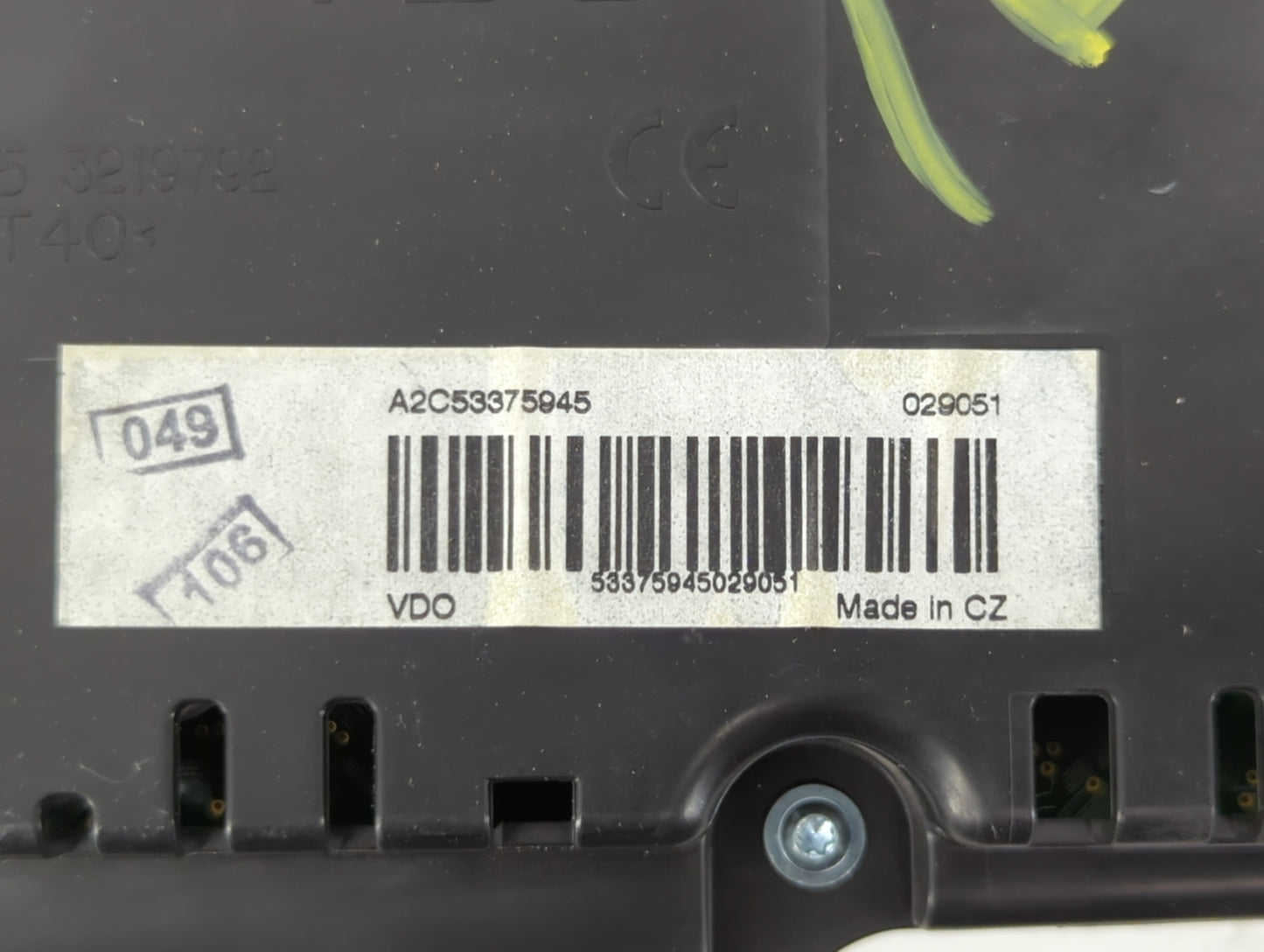 2011 Volkswagen Cc Instrument Cluster Speedometer Gauges P/N:3C8920970M 3C8 920 970M Fits OEM Used Auto Parts - Oemusedautop