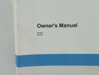 2011 Volkswagen Cc Owners Manual Book Guide OEM Used Auto Parts - Oemusedautoparts1.com