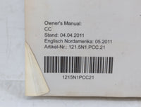 2011 Volkswagen Cc Owners Manual Book Guide OEM Used Auto Parts - Oemusedautoparts1.com