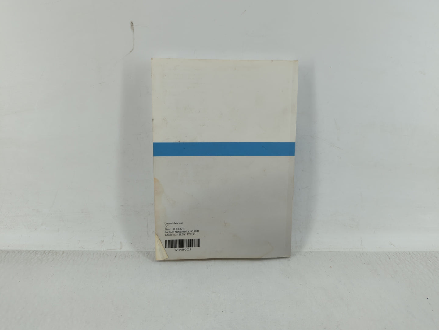 2011 Volkswagen Cc Owners Manual Book Guide OEM Used Auto Parts - Oemusedautoparts1.com