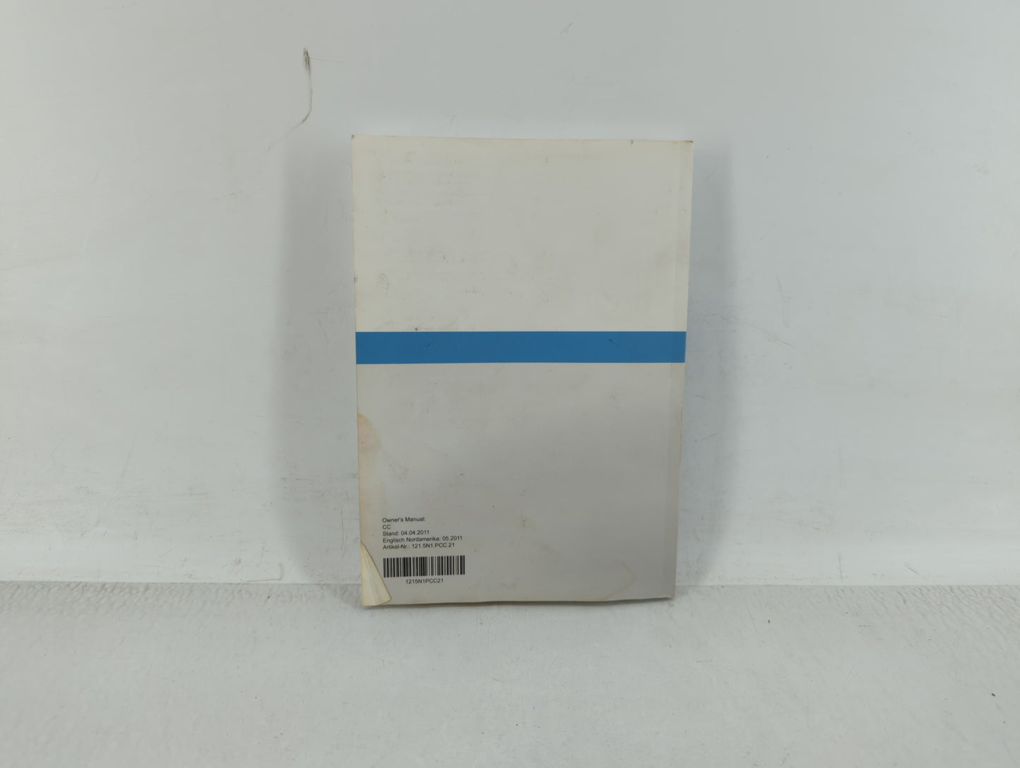 2011 Volkswagen Cc Owners Manual Book Guide OEM Used Auto Parts - Oemusedautoparts1.com