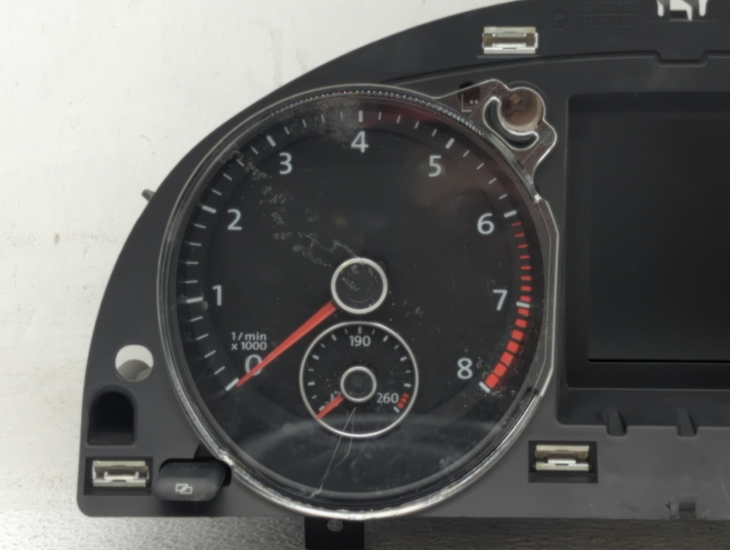 2010-2011 Volkswagen Cc Instrument Cluster Speedometer Gauges P/N:3C8 920 970 M 3C8920970M Fits Fits 2010 2011 OEM Used Auto