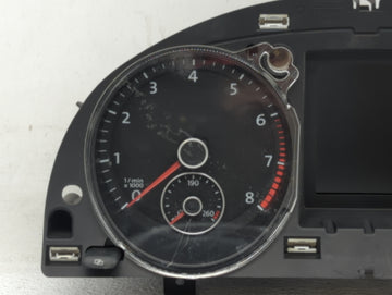 2010-2011 Volkswagen Cc Instrument Cluster Speedometer Gauges P/N:3C8 920 970 M 3C8920970M Fits Fits 2010 2011 OEM Used Auto Parts
