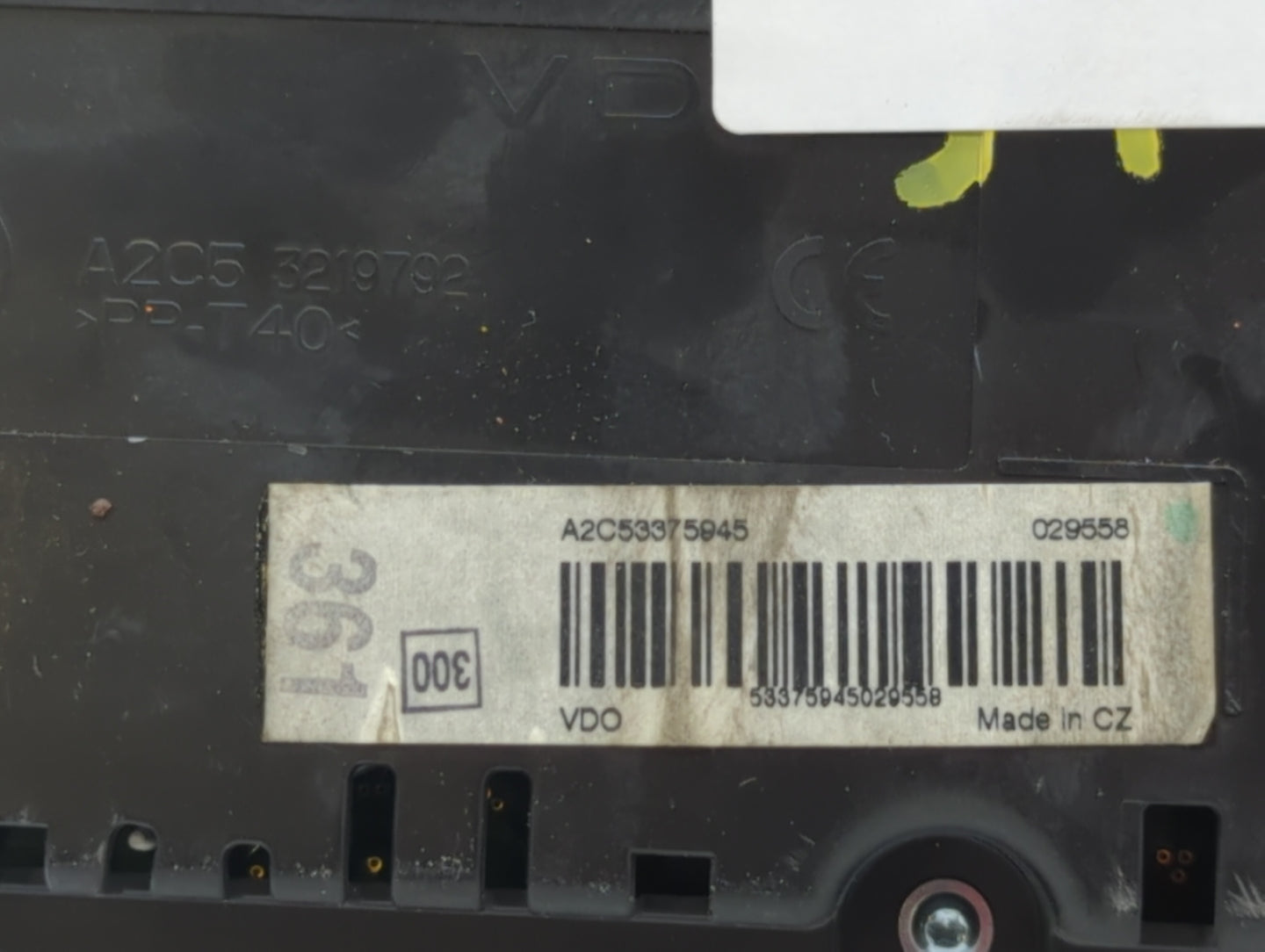 2010-2011 Volkswagen Cc Instrument Cluster Speedometer Gauges P/N:3C8 920 970 M 3C8920970M Fits Fits 2010 2011 OEM Used Auto