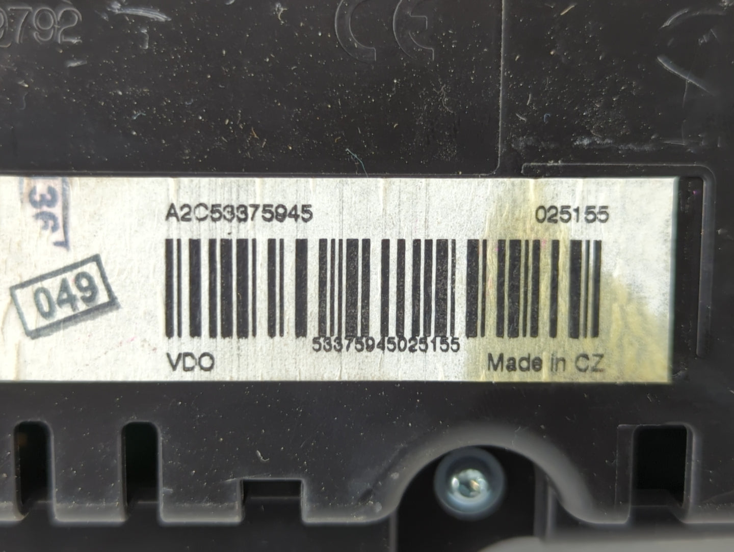 2010-2011 Volkswagen Cc Instrument Cluster Speedometer Gauges P/N:3C8 920 970 M 3C8920970M Fits Fits 2010 2011 OEM Used Auto