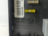 2009-2012 Volkswagen Cc Fusebox Fuse Box Panel Relay Module P/N:6359-2777 3C0 937 125 Fits Fits 2009 2010 2011 2012 OEM Used
