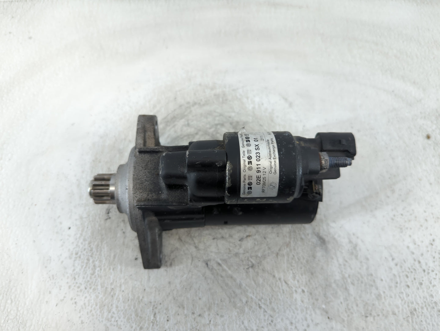 2009-2012 Volkswagen Cc Car Starter Motor Solenoid OEM P/N:02E 911 023 SX 01 Fits OEM Used Auto Parts - Oemusedautoparts1.co