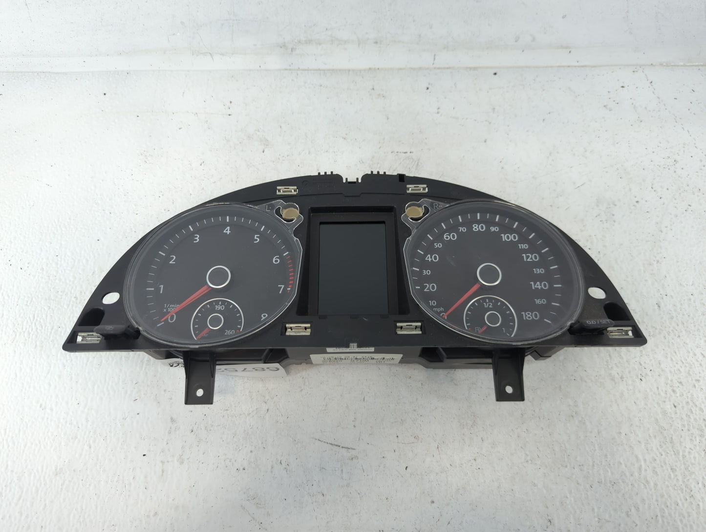 2010-2011 Volkswagen Cc Instrument Cluster Speedometer Gauges P/N:3C8920 970M Fits Fits 2010 2011 OEM Used Auto Parts - Oemu