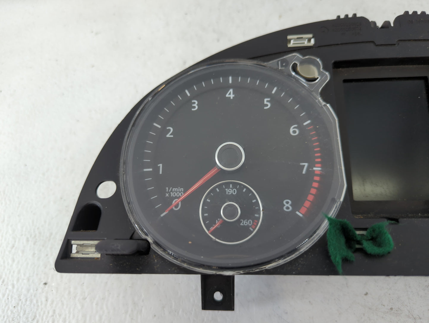 2010-2011 Volkswagen Cc Instrument Cluster Speedometer Gauges P/N:3C8920 970M Fits Fits 2010 2011 OEM Used Auto Parts - Oemu