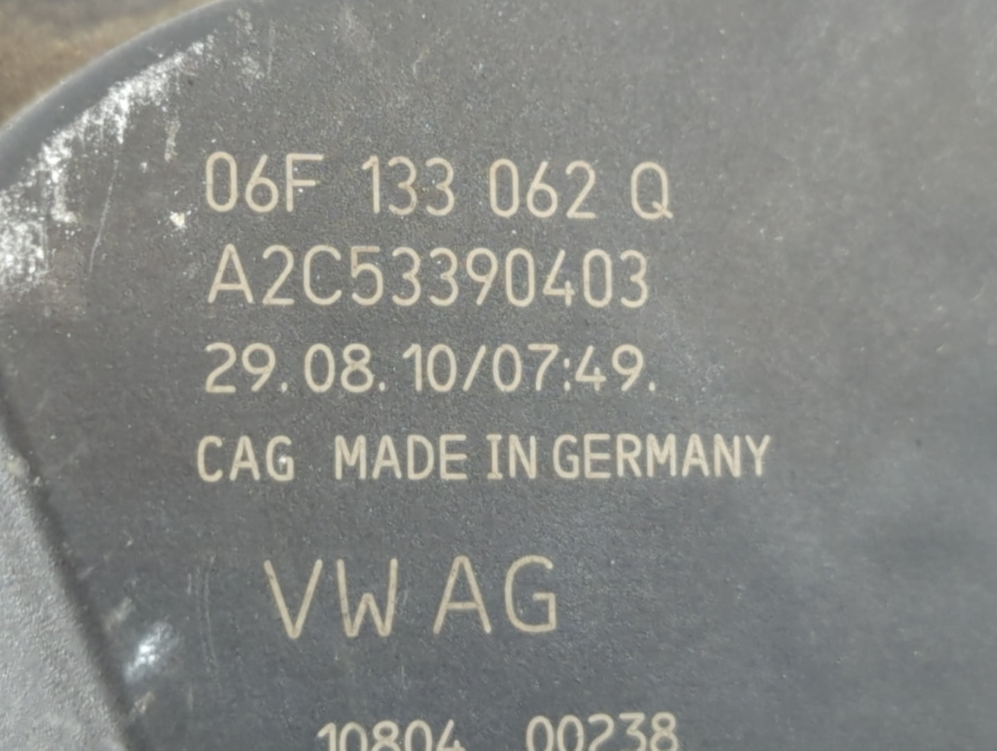 2009-2017 Volkswagen Cc Throttle Body P/N:A2C53390403 06F 133 062 Q Fits OEM Used Auto Parts - Oemusedautoparts1.com