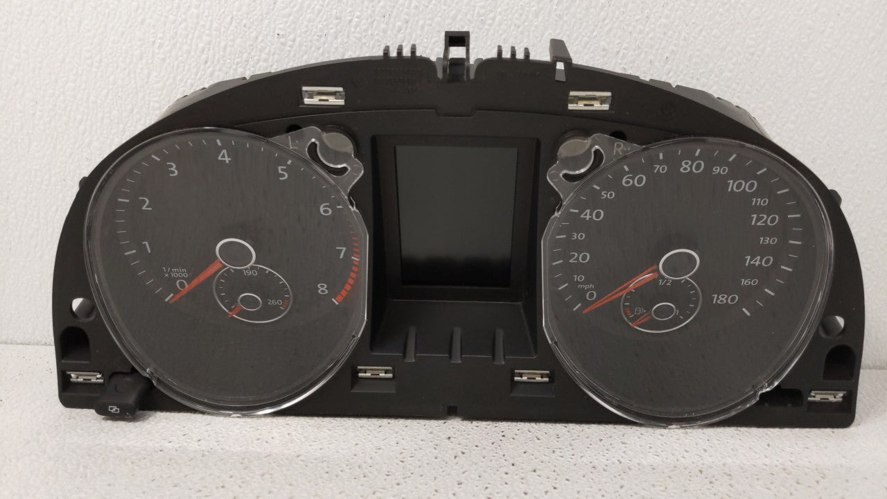 2010-2011 Volkswagen Cc Instrument Cluster Speedometer Gauges P/N:3C8920970M Fits Fits 2010 2011 OEM Used Auto Parts - Oemus