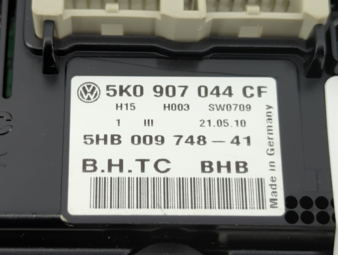 2011 Volkswagen Eos Climate Control Module Temperature AC/Heater Replacement P/N:5K0 907 044 CF 5HB 009 748-41 Fits Fits 201