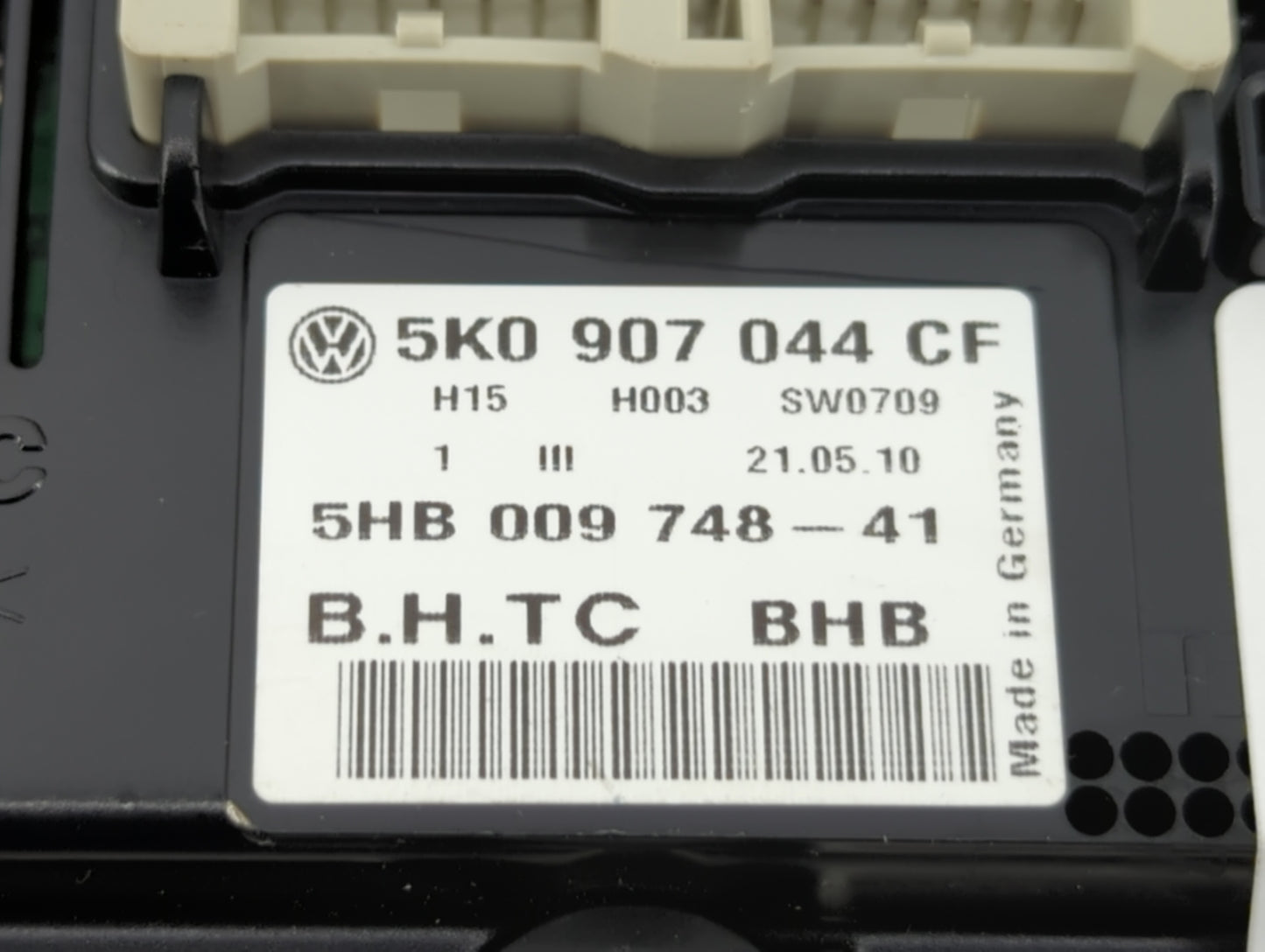 2011 Volkswagen Eos Climate Control Module Temperature AC/Heater Replacement P/N:5K0 907 044 CF 5HB 009 748-41 Fits Fits 201