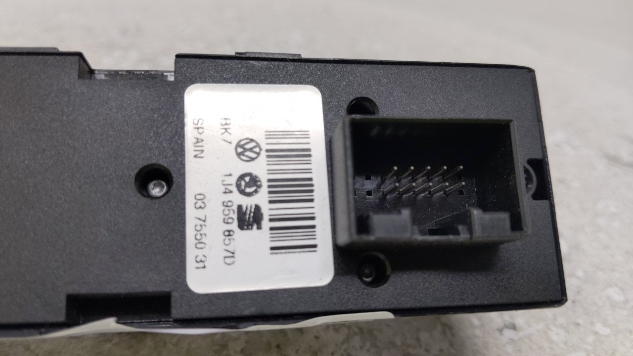 2006-2014 Volkswagen Golf Master Power Window Switch Replacement Driver Side Left P/N:1J4 959 857D Fits OEM Used Auto Parts 