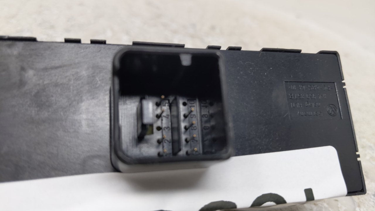 2011 Volkswagen Golf Master Power Window Switch Replacement Driver Side Left Fits OEM Used Auto Parts - Oemusedautoparts1.co