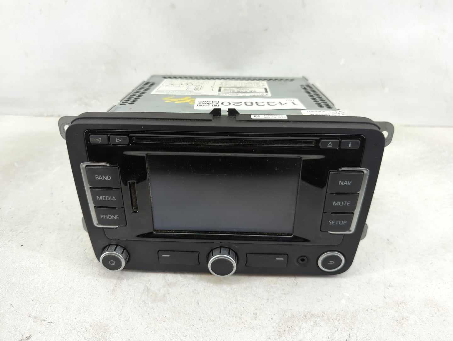 2011 Volkswagen Golf Gti Radio AM FM Cd Player Receiver Replacement P/N:1K0035274A VW RNS 315 NAR, 1K0035274 Fits OEM Used A