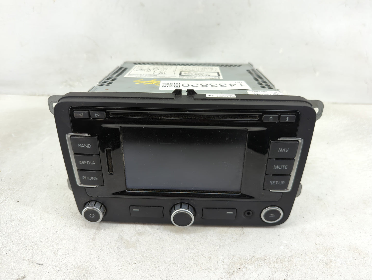 2011 Volkswagen Golf Gti Radio AM FM Cd Player Receiver Replacement P/N:1K0035274A VW RNS 315 NAR, 1K0035274 Fits OEM Used A