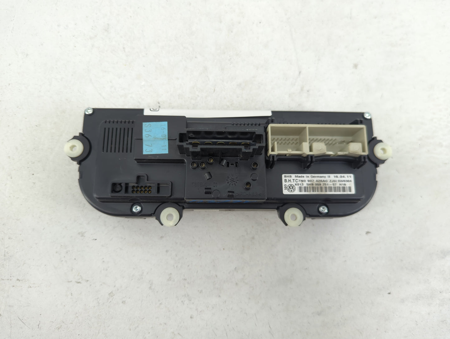 2011 Volkswagen Golf Gti Climate Control Module Temperature AC/Heater Replacement P/N:7N0907426AC 5HB009751-57 Fits Fits 201