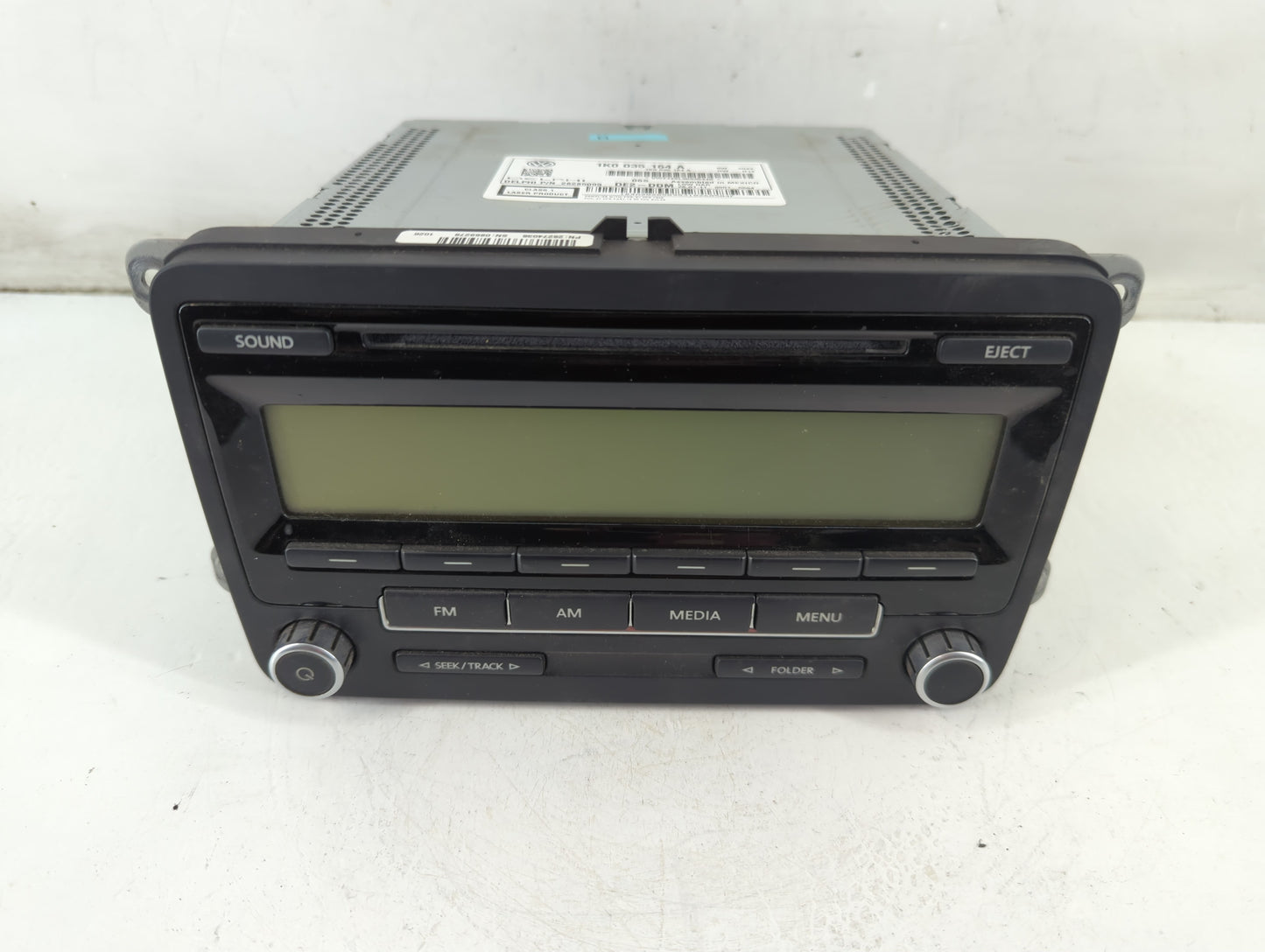 2011-2014 Volkswagen Jetta Radio AM FM Cd Player Receiver Replacement P/N:1K0 035 164 A Fits Fits 2011 2012 2013 2014 OEM Us