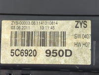 2011-2012 Volkswagen Jetta Instrument Cluster Speedometer Gauges Fits Fits 2011 2012 OEM Used Auto Parts - Oemusedautoparts1