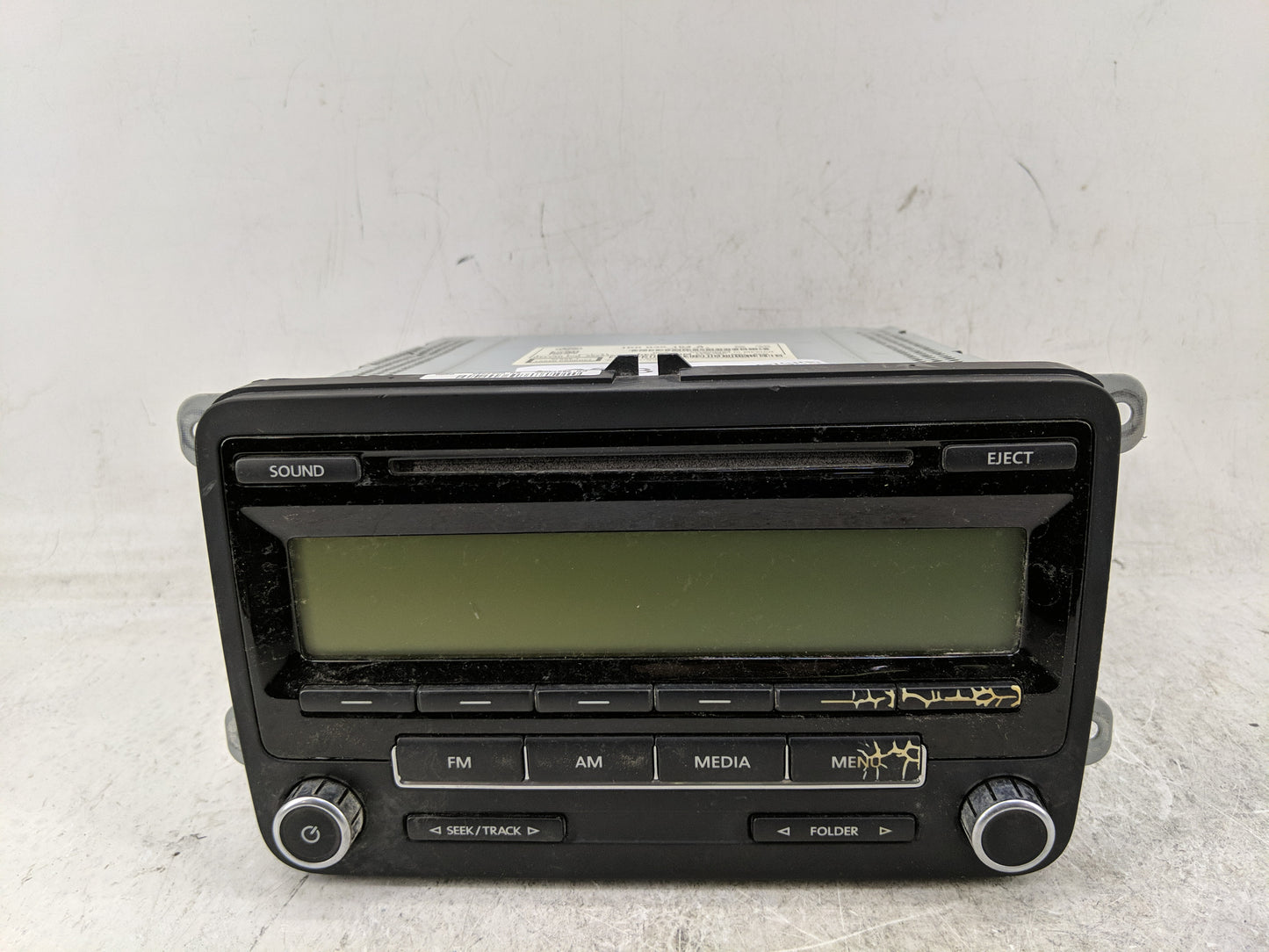 2011 Volkswagen Jetta Radio AM FM Cd Player Receiver Replacement P/N:1K0 035 164 A Fits OEM Used Auto Parts - Oemusedautopar