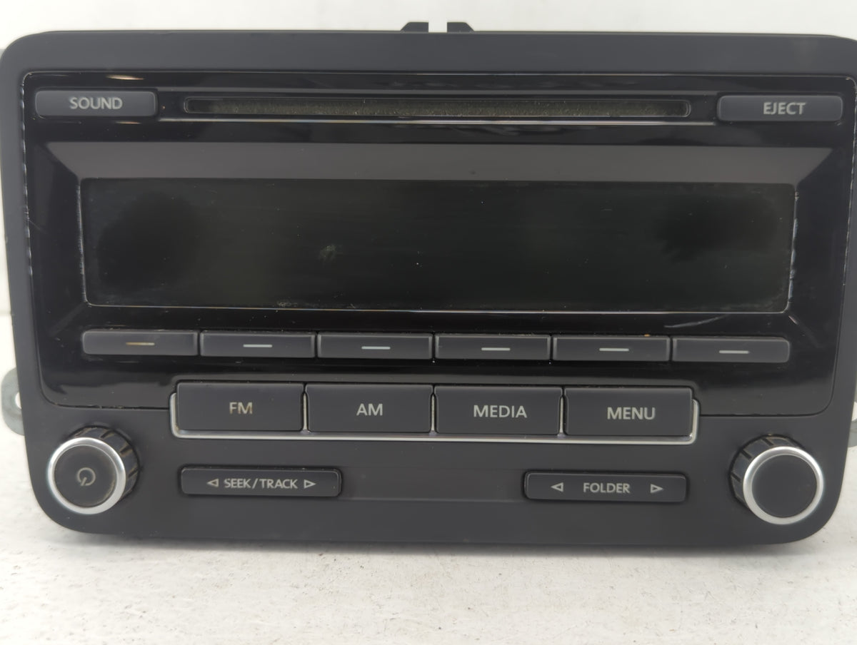 2011-2014 Volkswagen Jetta Am Fm Cd Player Radio Receiver 129388 - Oemusedautoparts1.com