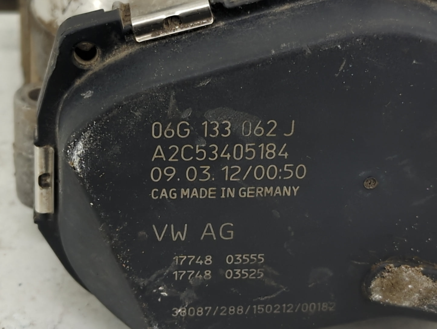 2011 Volkswagen Jetta Throttle Body P/N:06G133062J Fits OEM Used Auto Parts - Oemusedautoparts1.com
