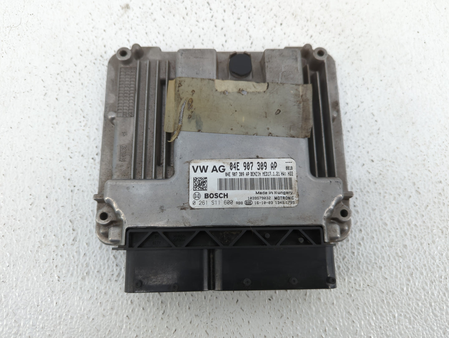 2016-2017 Volkswagen Jetta PCM Engine Control Computer ECU ECM PCU OEM P/N:04E 907 309 B 04E 907 309 AP Fits Fits 2016 2017 