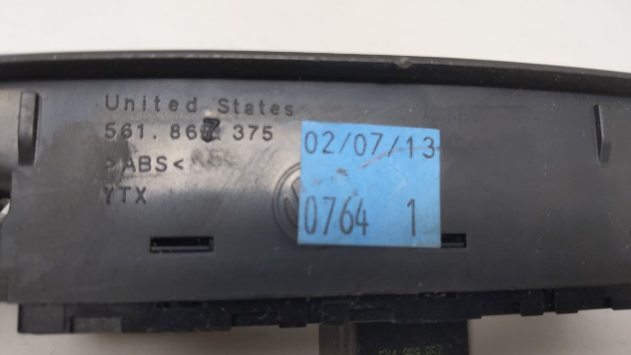 2011 Volkswagen Jetta Master Power Window Switch Replacement Driver Side Left Fits OEM Used Auto Parts - Oemusedautoparts1.c