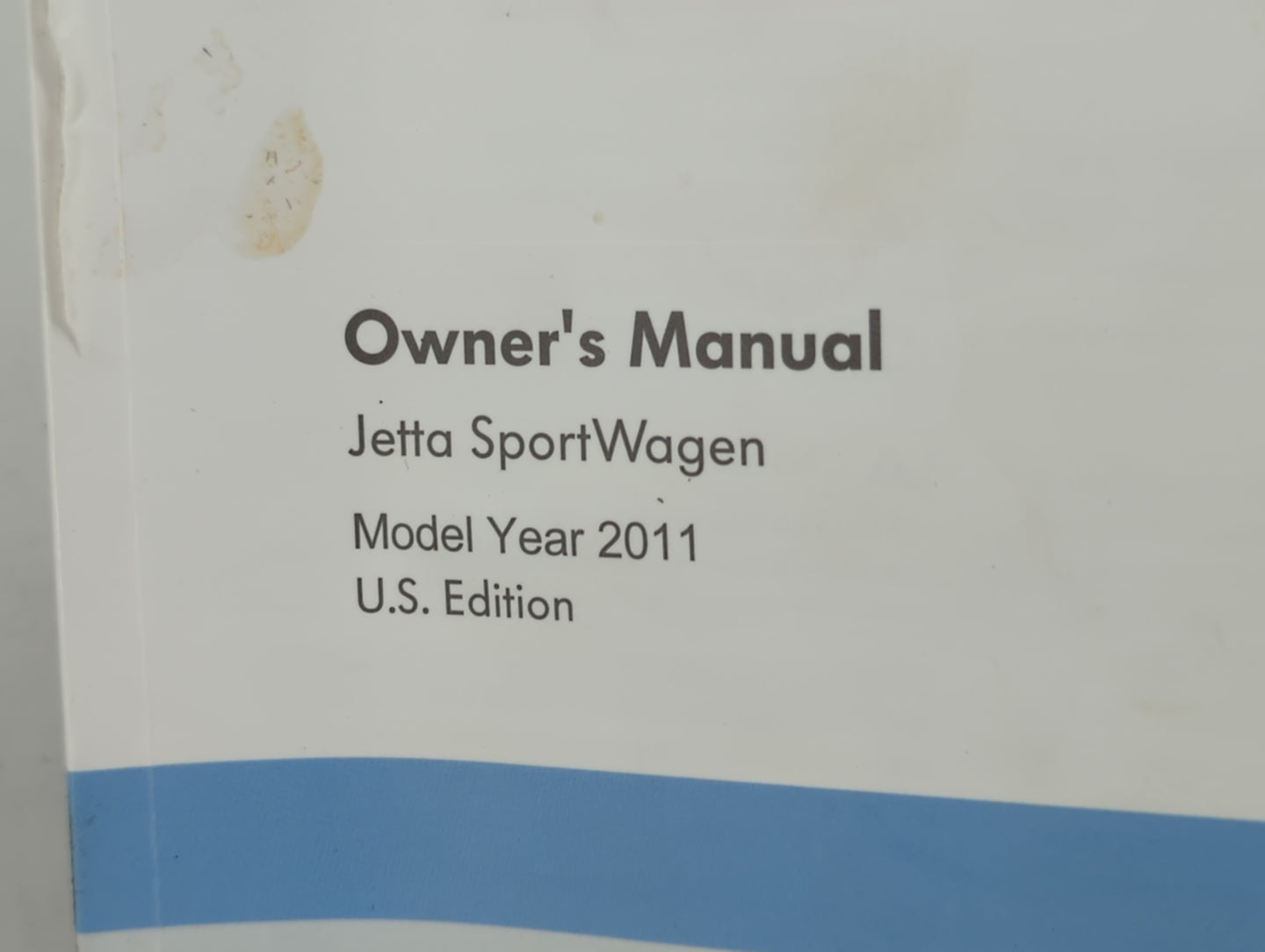 2011 Volkswagen Jetta Owners Manual Book Guide OEM Used Auto Parts - Oemusedautoparts1.com