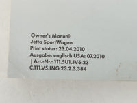 2011 Volkswagen Jetta Owners Manual Book Guide OEM Used Auto Parts - Oemusedautoparts1.com
