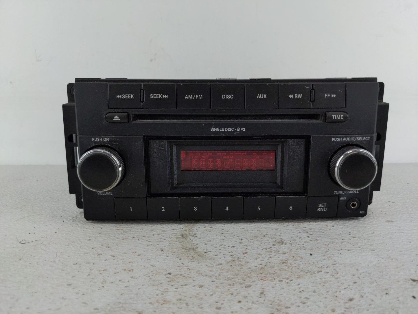 2009-2011 Volkswagen Routan Radio AM FM Cd Player Receiver Replacement P/N:P05091550AD Fits Fits 2009 2010 2011 OEM Used Aut