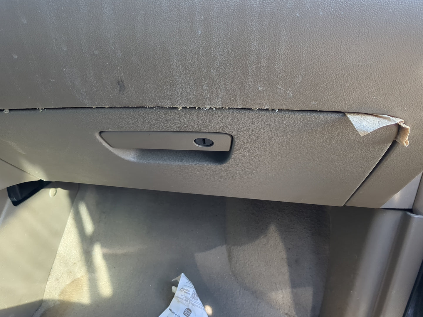 2011 Volkswagen Routan Passenger Glove Box Door Storage Compartment - Oemusedautoparts1.com