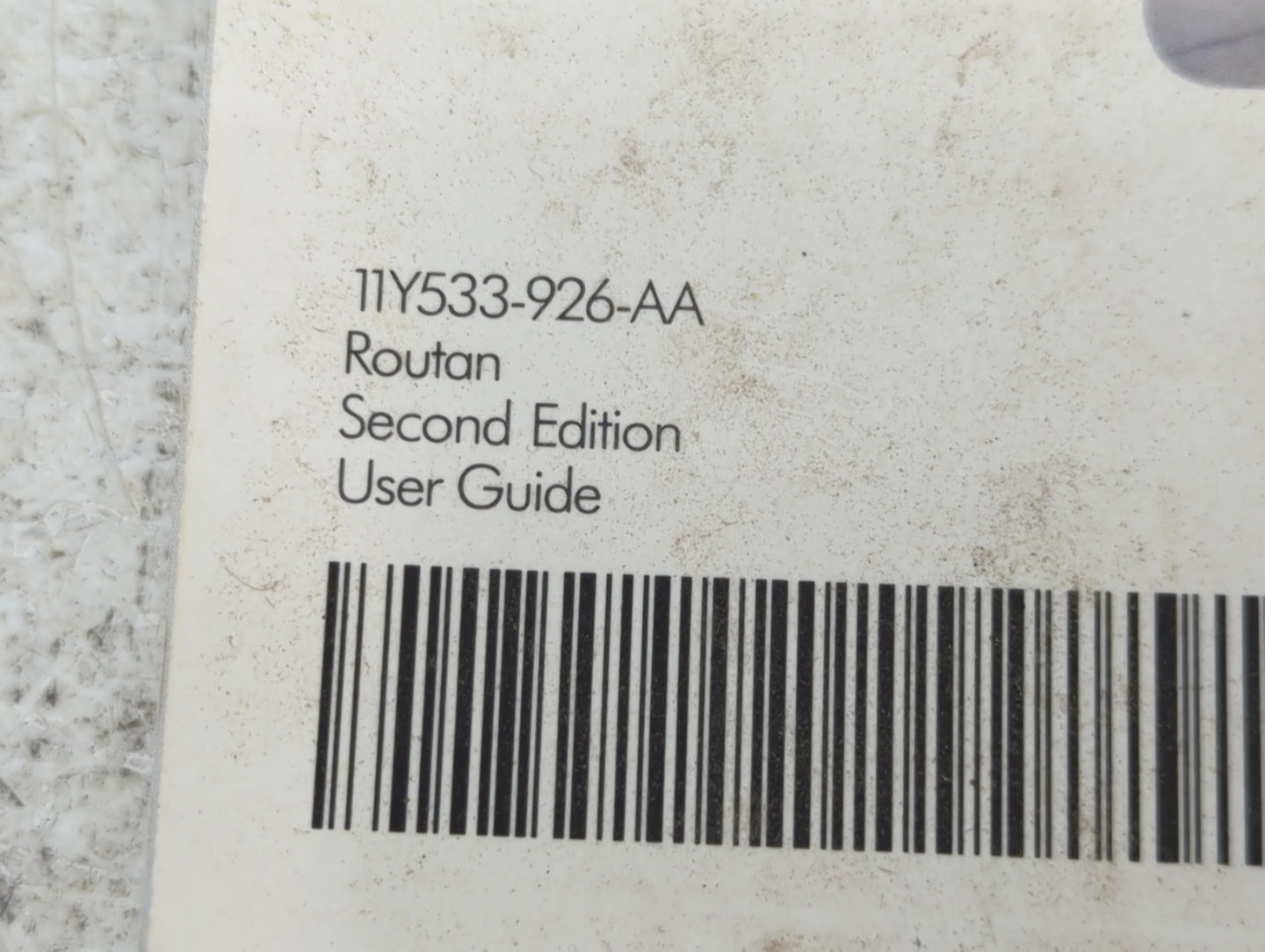 2011 Volkswagen Routan Owners Manual Book Guide OEM Used Auto Parts - Oemusedautoparts1.com