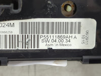 2011 Volkswagen Routan Climate Control Module Temperature AC/Heater Replacement P/N:P55111869AH Fits Fits 2009 2010 OEM Used