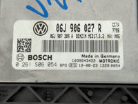 2011 Volkswagen Tiguan PCM Engine Control Computer ECU ECM PCU OEM P/N:06J 906 027 R Fits OEM Used Auto Parts - Oemusedautop