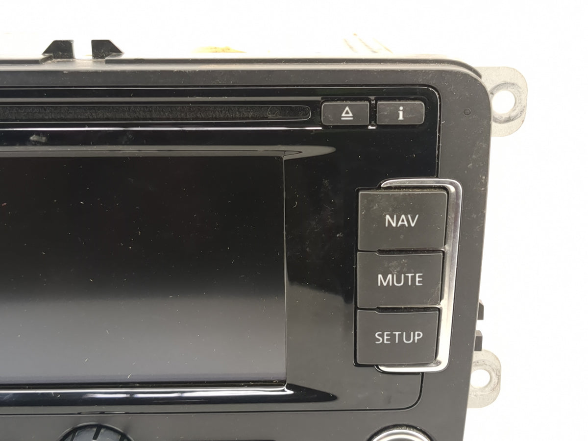 2009-2017 Volkswagen Tiguan Radio AM FM Cd Player Receiver Replacement P/N:1K0 035 274 D Fits OEM Used Auto Parts - Oemuseda