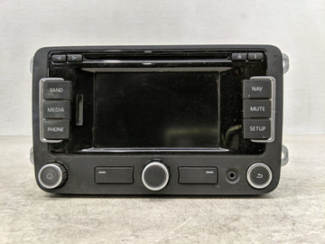 2009-2017 Volkswagen Tiguan Radio AM FM Cd Player Receiver Replacement P/N:1K0035274 Fits OEM Used Auto Parts - Oemusedautop