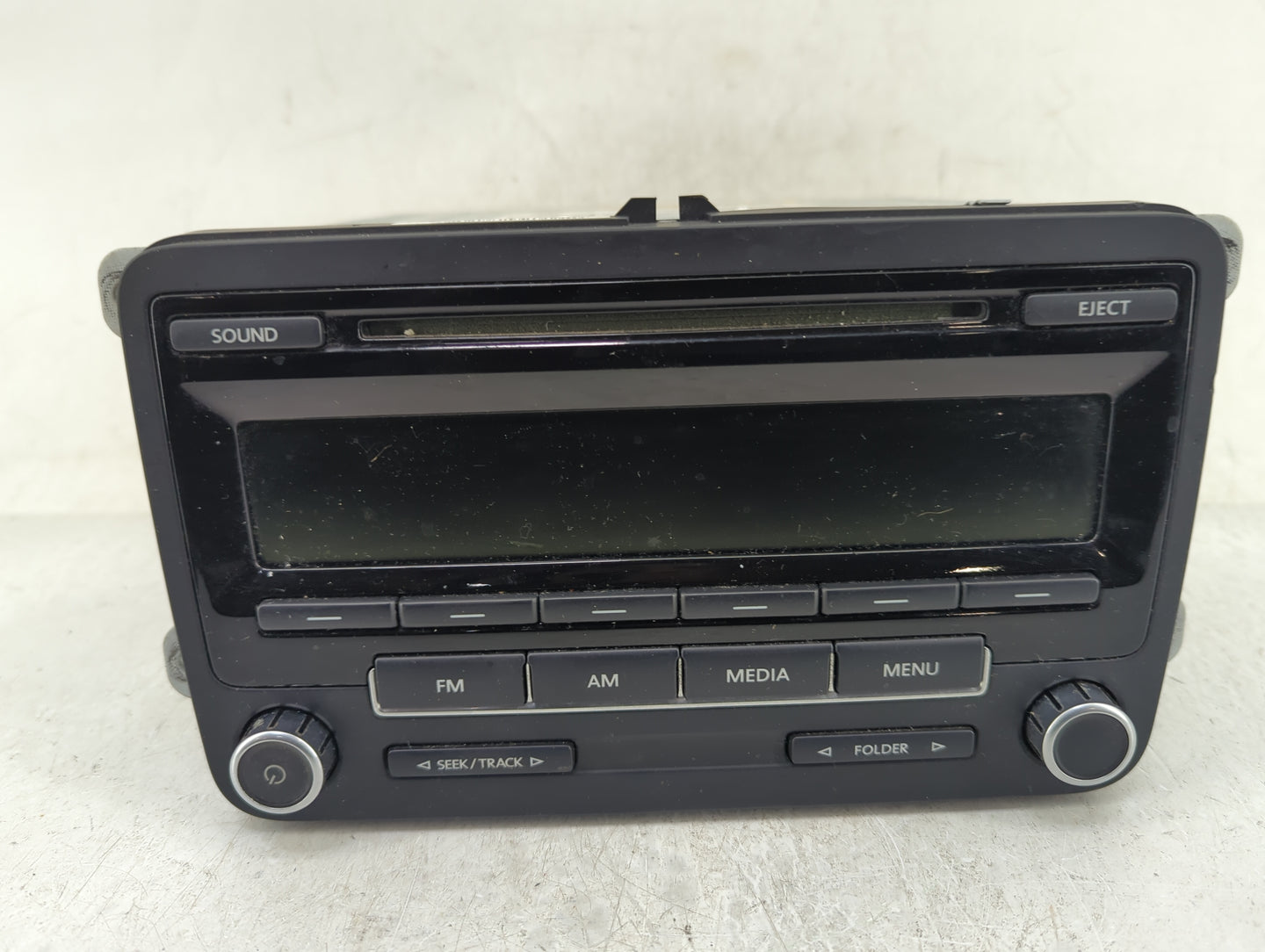 2009-2017 Volkswagen Tiguan Radio AM FM Cd Player Receiver Replacement P/N:5N0 035 164 D 5N0 035 164 A Fits OEM Used Auto Pa