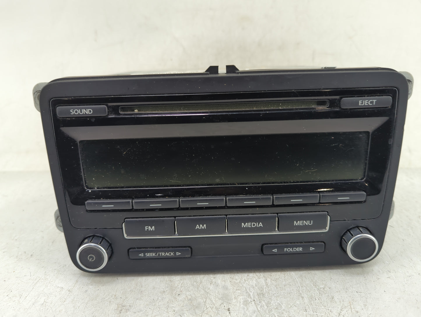 2009-2017 Volkswagen Tiguan Radio AM FM Cd Player Receiver Replacement P/N:5N0 035 164 D 5N0 035 164 A Fits OEM Used Auto Pa