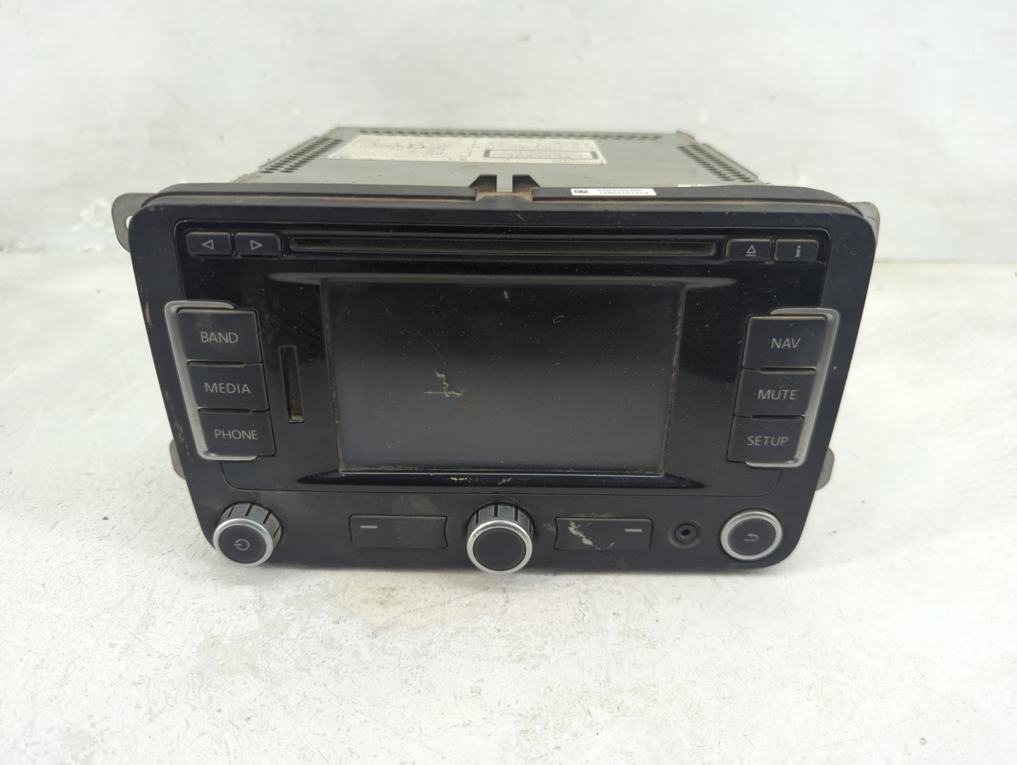 2009-2017 Volkswagen Tiguan Radio AM FM Cd Player Receiver Replacement P/N:1K0 035 274 Fits OEM Used Auto Parts - Oemusedaut