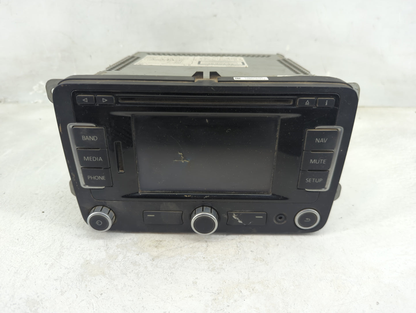 2009-2017 Volkswagen Tiguan Radio AM FM Cd Player Receiver Replacement P/N:1K0 035 274 Fits OEM Used Auto Parts - Oemusedaut