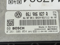 2011 Volkswagen Tiguan PCM Engine Control Computer ECU ECM PCU OEM P/N:06J906027R 0261S06054, 06J907309A Fits OEM Used Auto 