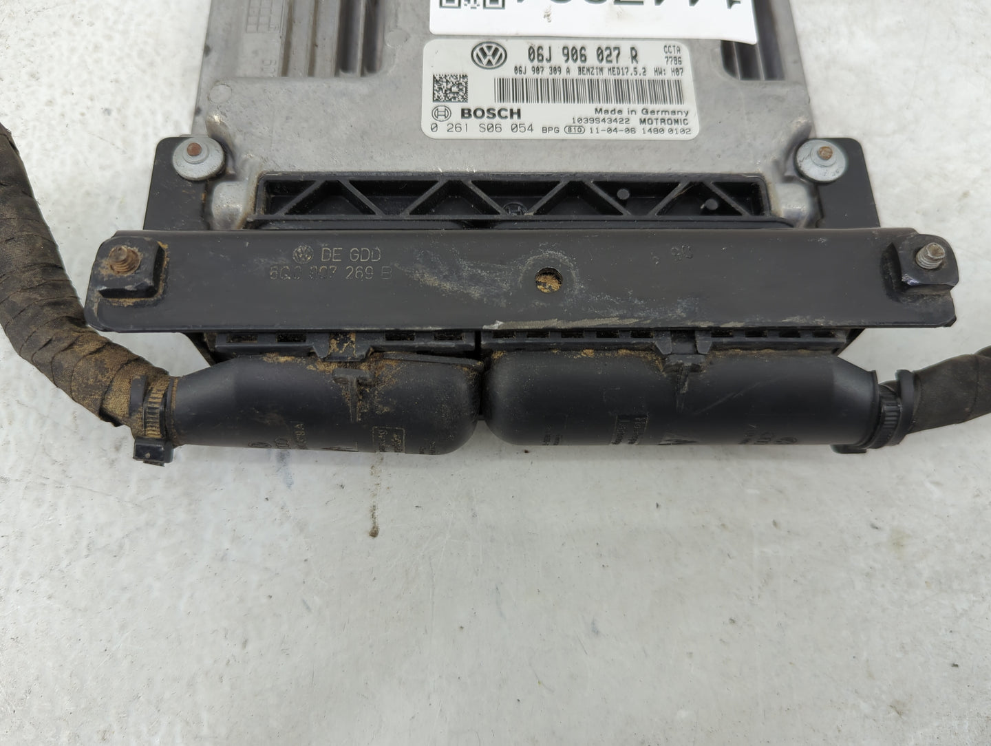 2011 Volkswagen Tiguan PCM Engine Control Computer ECU ECM PCU OEM P/N:06J906027R 0261S06054, 06J907309A Fits OEM Used Auto 