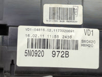 2011 Volkswagen Tiguan Instrument Cluster Speedometer Gauges P/N:5N0920972B Miles:84K Fits OEM Used Auto Parts - Oemusedauto
