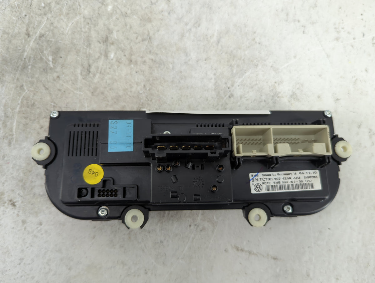 2010-2011 Volkswagen Tiguan Climate Control Module Temperature AC/Heater Replacement P/N:7N0907426K 5HB009751-50 Fits OEM Us