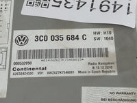2009-2017 Volkswagen Tiguan Radio AM FM Cd Player Receiver Replacement P/N:3C0035684C A2C53424530 Fits OEM Used Auto Parts -