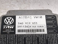 2011-2012 Volkswagen Tiguan Safety Restraint Srs Airbag Control Module - Oemusedautoparts1.com