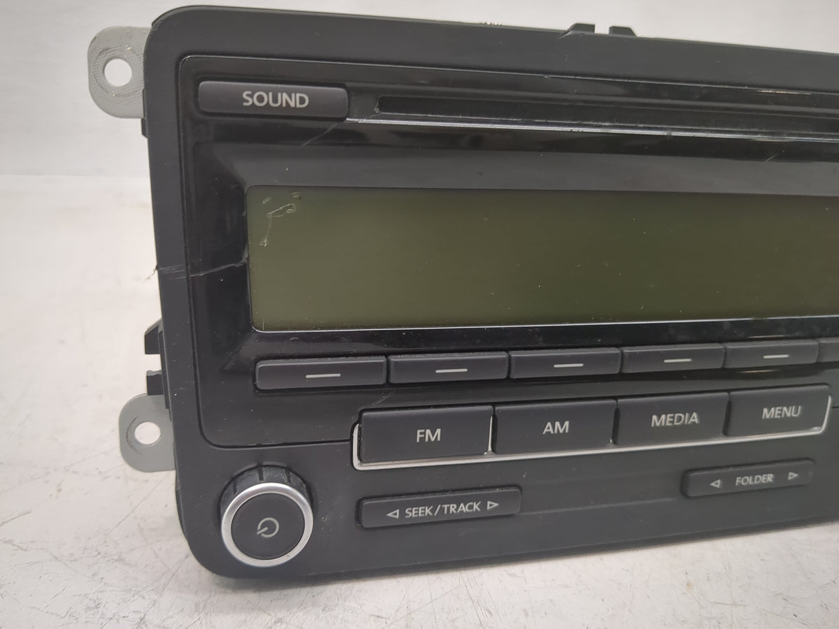 2009-2017 Volkswagen Tiguan Radio AM FM Cd Player Receiver Replacement P/N:5N0035164A 28284540 Fits OEM Used Auto Parts - Oe
