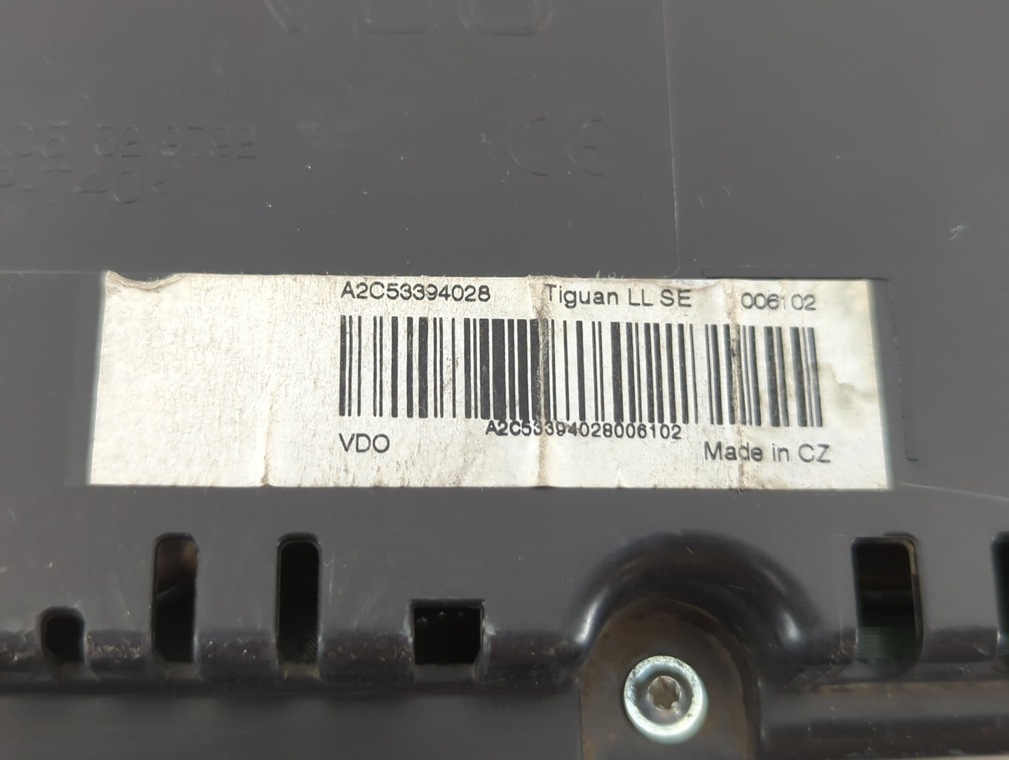 2011 Volkswagen Tiguan Instrument Cluster Speedometer Gauges P/N:5N0 920 962 5N0920962 Fits OEM Used Auto Parts - Oemusedaut